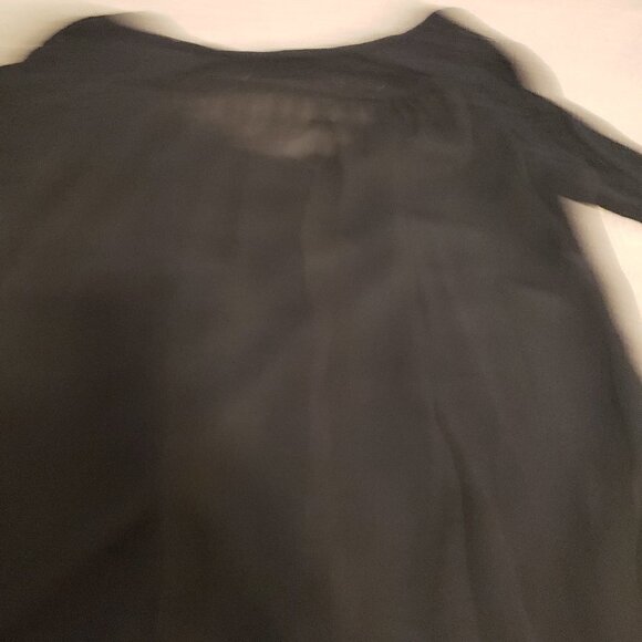MADISON Black Cardigan Sweater with Sheer back - Picture 7 of 12